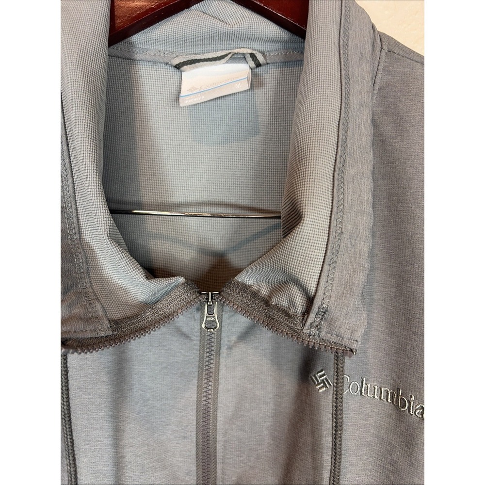 Columbia Lightweight Full Zip‎ Jacket/Windbreaker  Size Medium, Grey - Picture 2 of 6